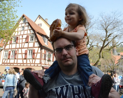 on daddy s shoulders